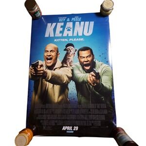 Keanu 2016 Promo Movie Poster 27x40 Keegan-Michael Key, Jordan Peele, T. Haddish